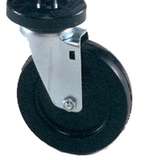 Caster Conductive Stem/Rigid with Donut Bumper 5" diam. Metro redirect to product page